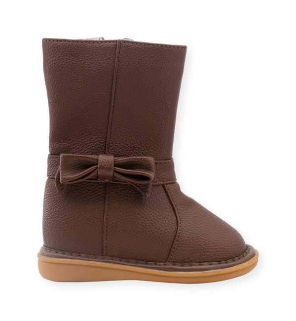 Bow Boot Brown - Wee Squeak