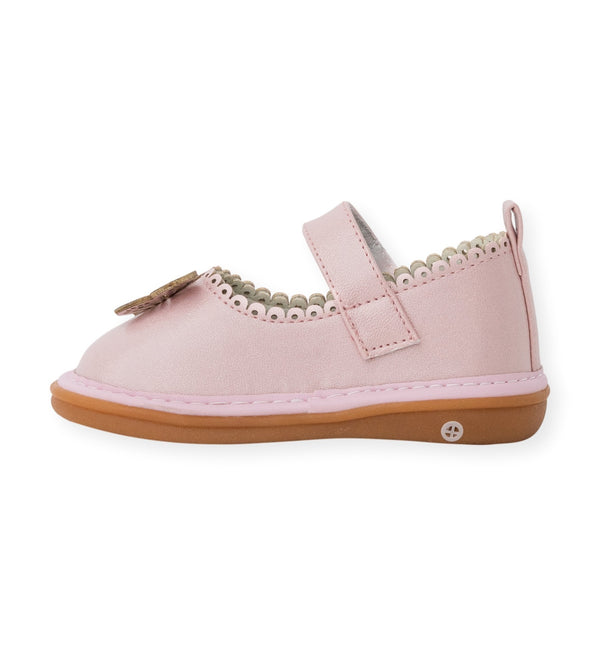Camille Pink Shimmer Shoe - Wee Squeak