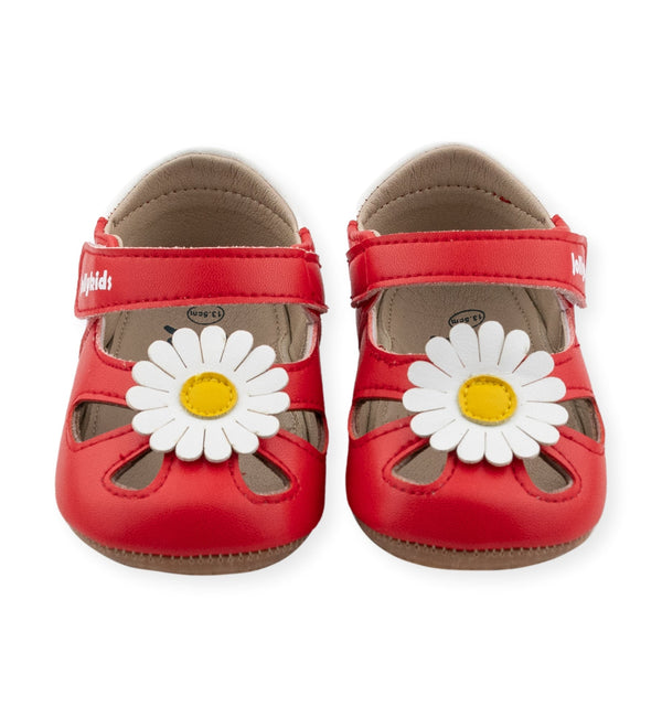 Daisy Red Mary Jane Shoe by Jolly Kids - Wee Squeak
