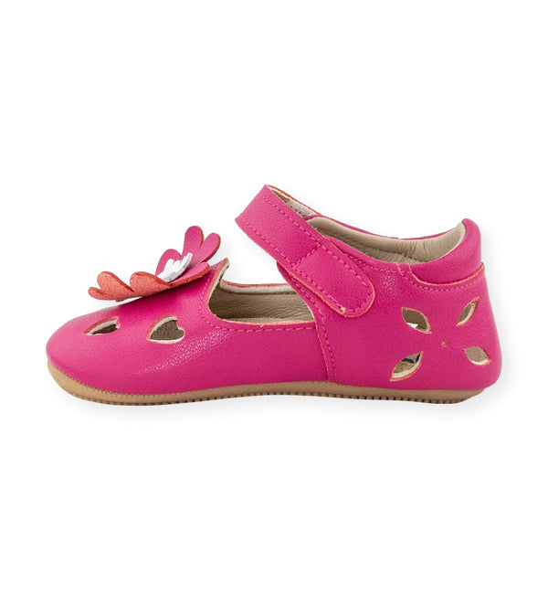Elsie Fuchsia Mary Jane Shoe by Jolly Kids - Wee Squeak