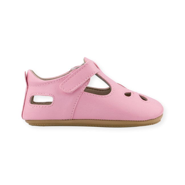 Flora Pink T-Strap Shoe by Jolly Kids - Wee Squeak