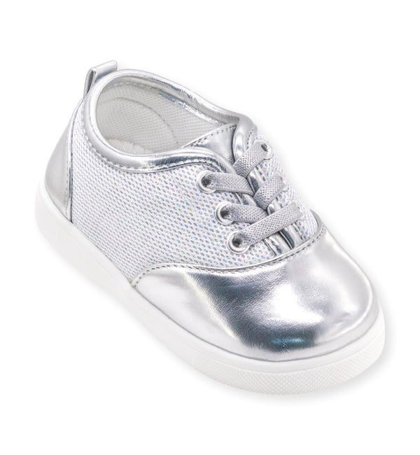 Lexi Sparkle Silver Shoe - Wee Squeak