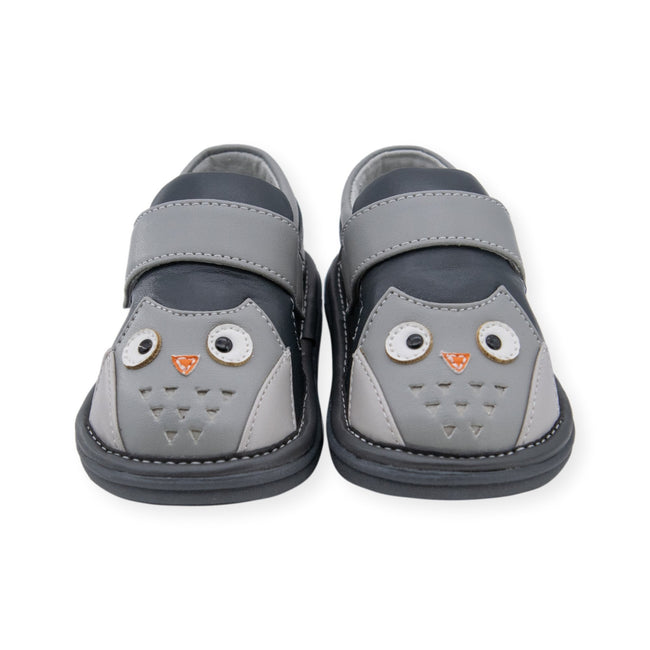 Owl Grey Shoe - Wee Squeak