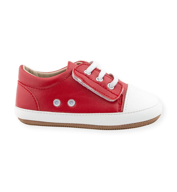 Parker Red Tennis Shoe by Jolly Kids - Wee Squeak