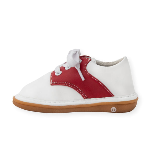 Rory Red Saddle Oxford Shoe - Wee Squeak