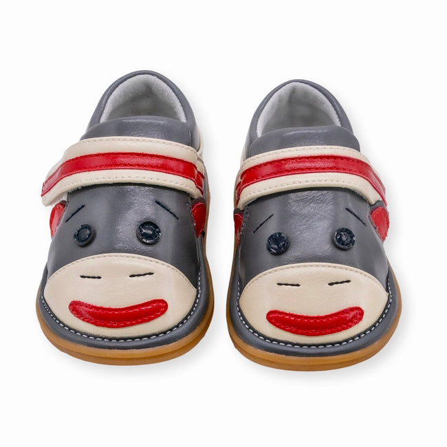 Socks Red Monkey Shoe - Wee Squeak