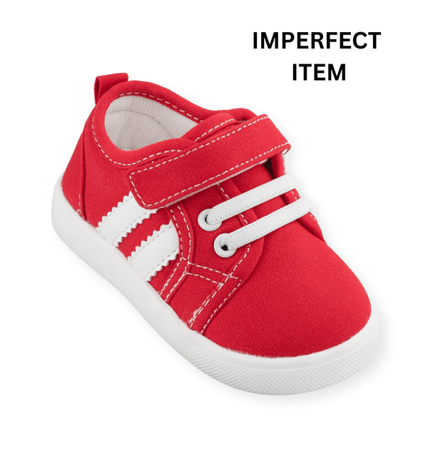 Andy Red Tennis Shoe (IMPERFECT) - Wee Squeak