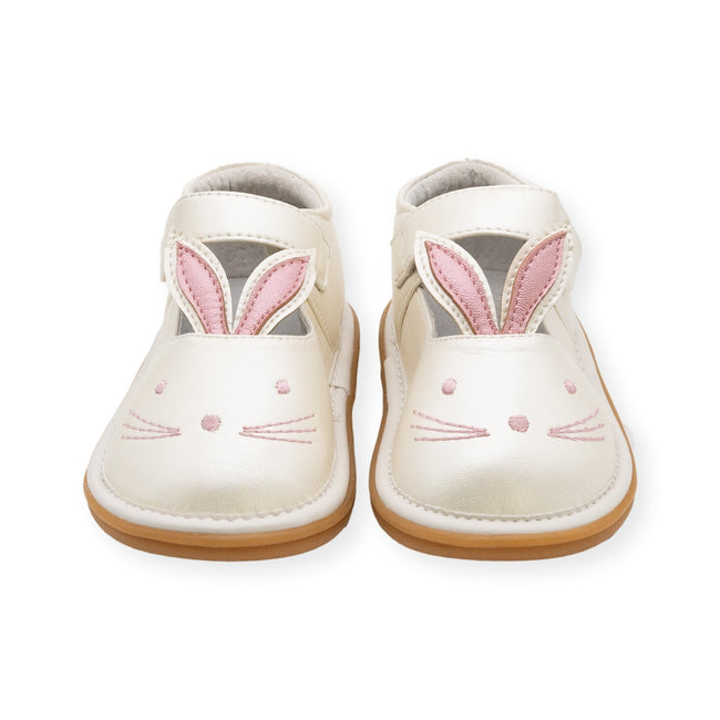 Bunny Pearl White Shoe - Wee Squeak