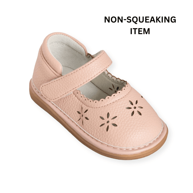 Ellie Pink Shoe (NON - SQUEAKING) - Wee Squeak