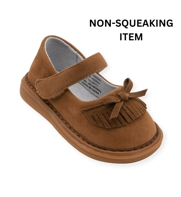 Moccasin Brown (NON - SQUEAKING) - Wee Squeak