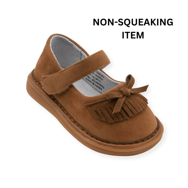 Moccasin Brown (NON - SQUEAKING) - Wee Squeak