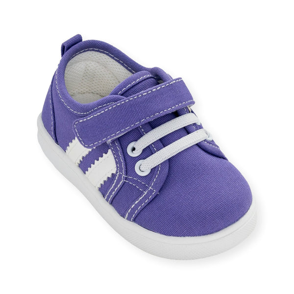 Dark purple tennis shoes on sale