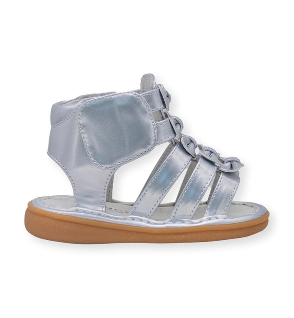 Athena Silver Sandal - Wee Squeak