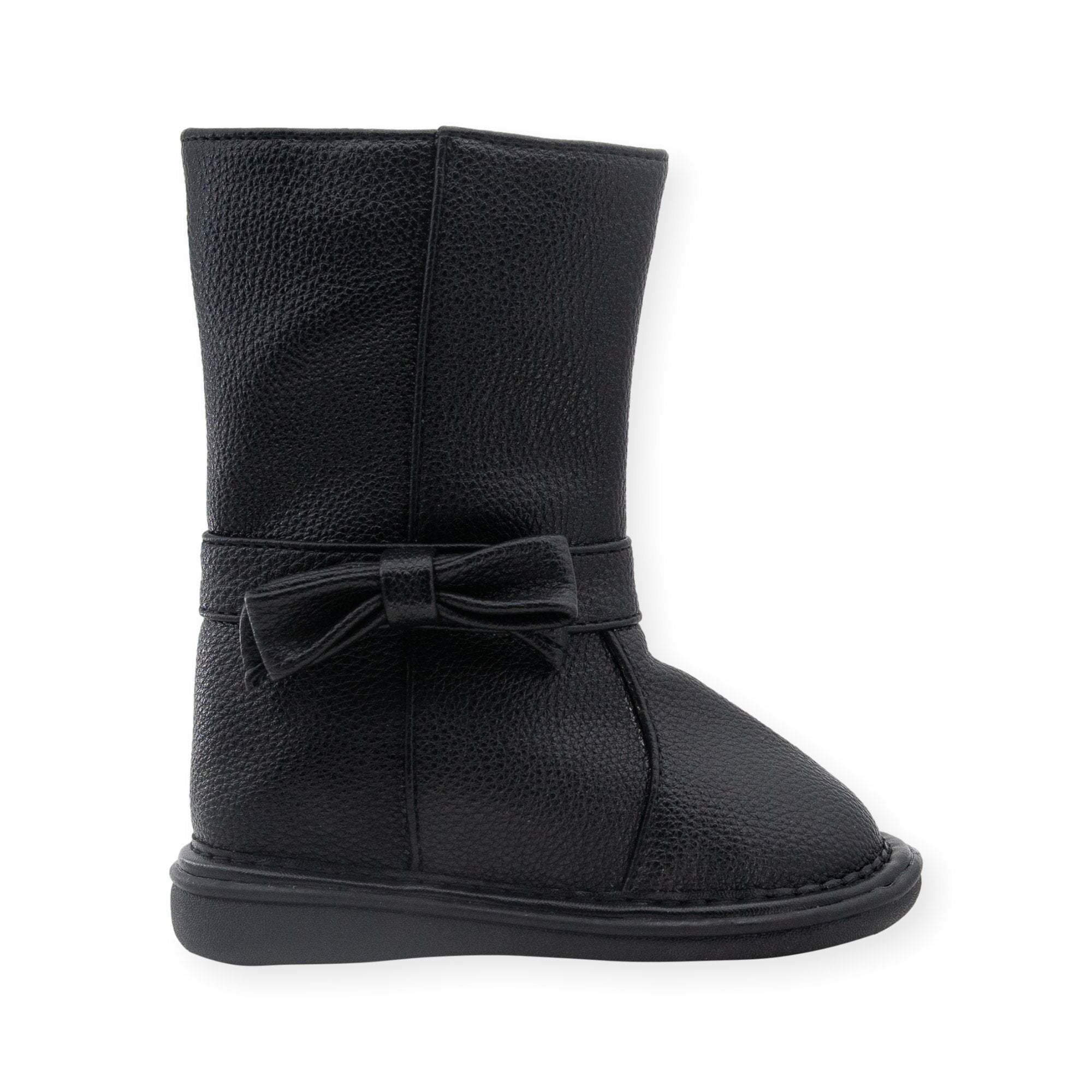 Bow deals boots black