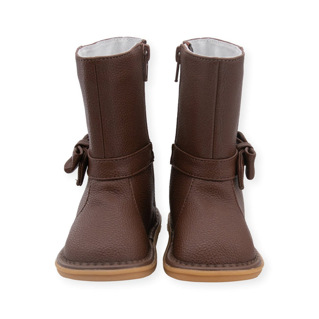 Bow Boot Brown - Wee Squeak