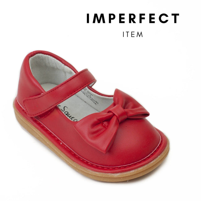 Bow Shoe Red (IMPERFECT) - Wee Squeak
