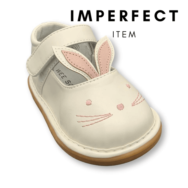 Bunny Ivory Shoe (IMPERFECT) - Wee Squeak