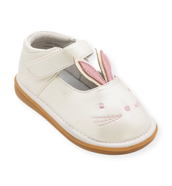 Bunny Pearl White Shoe - Wee Squeak