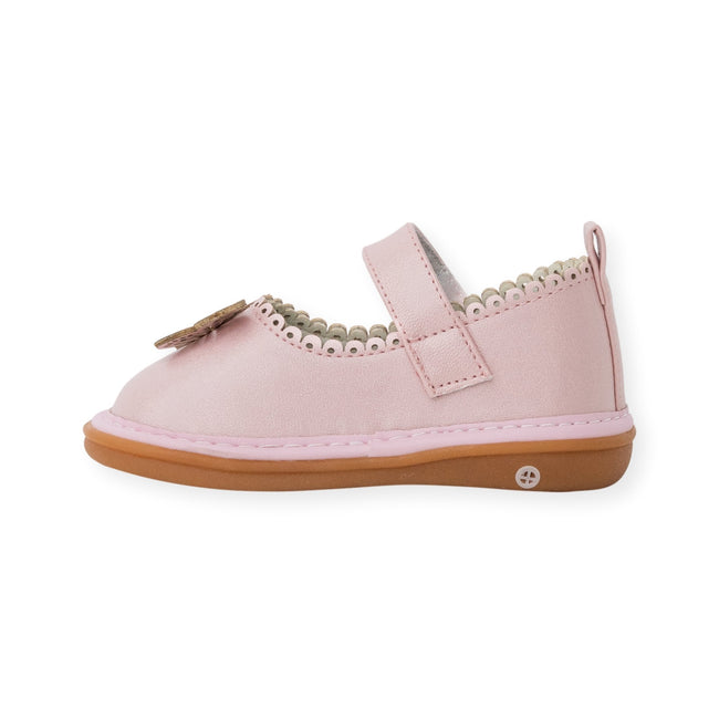 Camille Pink Shimmer Shoe - Wee Squeak
