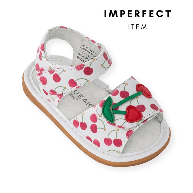 Cherry Sandal (IMPERFECT) - Wee Squeak