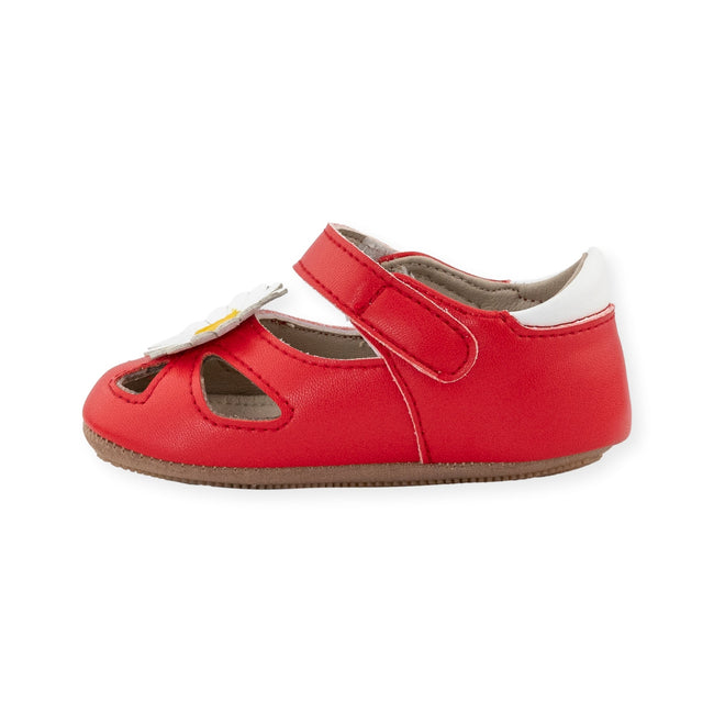 Daisy Red Mary Jane Shoe by Jolly Kids - Wee Squeak