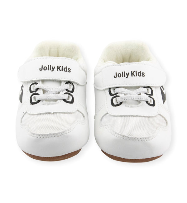 Deacon White Shoe by Jolly Kids - Wee Squeak