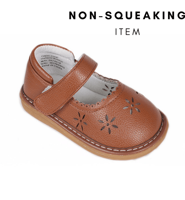 Ellie Brown Shoe (NON-SQUEAKING) - Wee Squeak