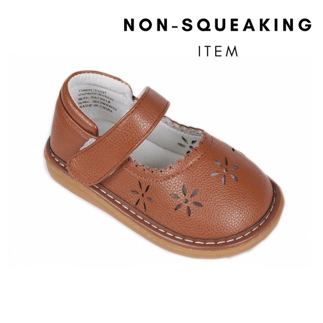Ellie Brown Shoe (NON-SQUEAKING) - Wee Squeak