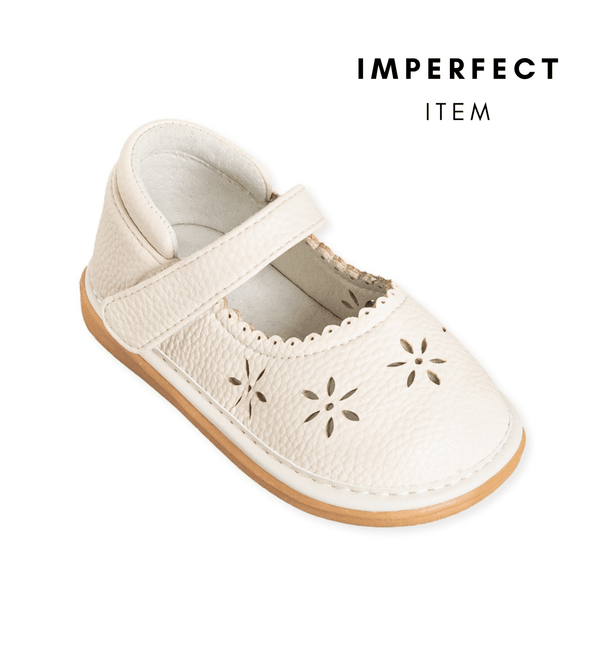 Ellie Ivory Shoe (IMPERFECT) - Wee Squeak