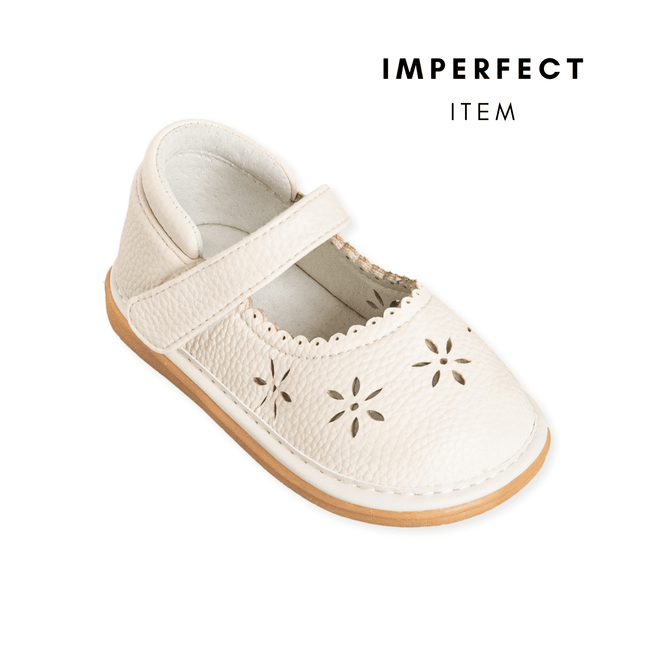 Ellie Ivory Shoe (IMPERFECT) - Wee Squeak
