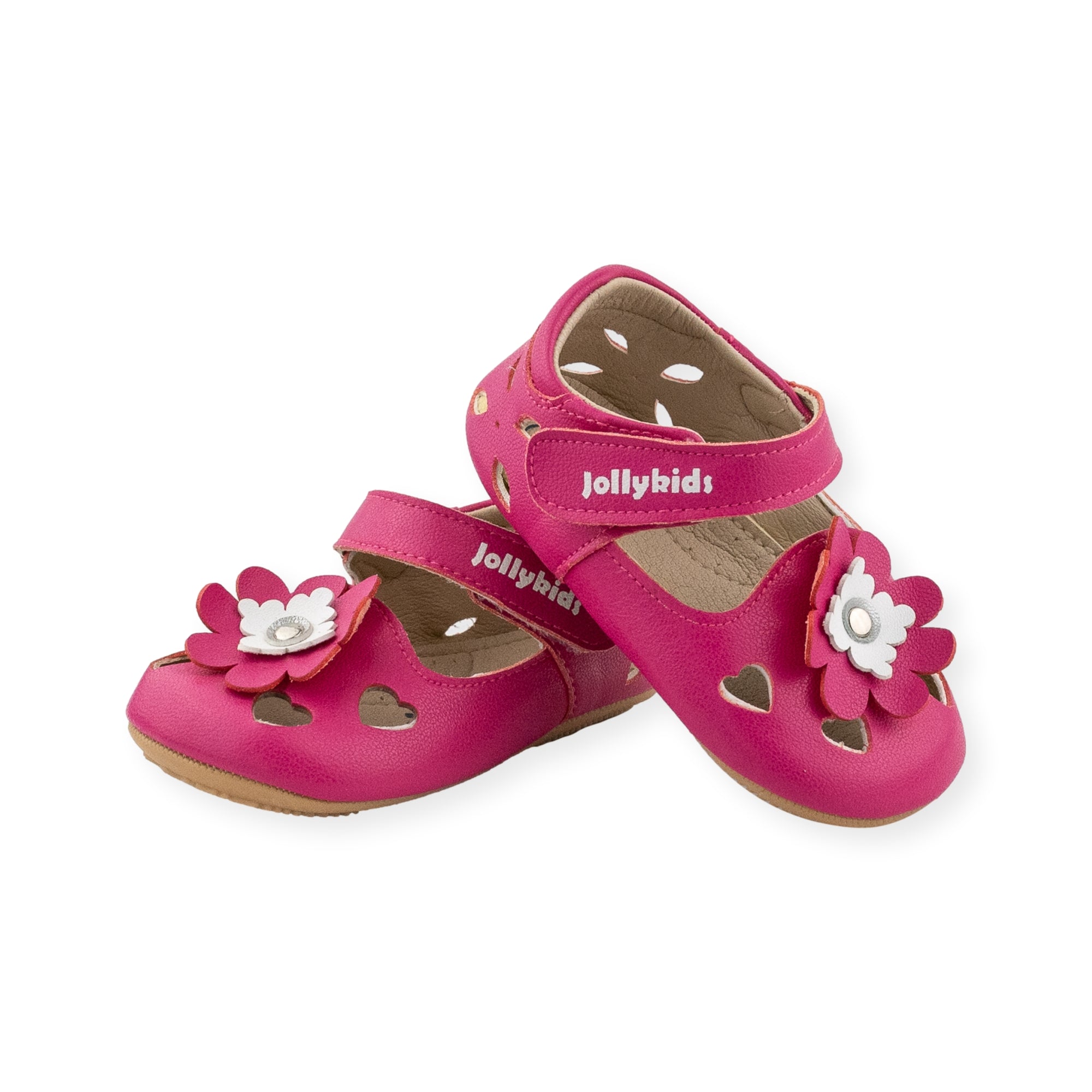 Elsie Fuchsia Mary Jane Shoe by Jolly Kids