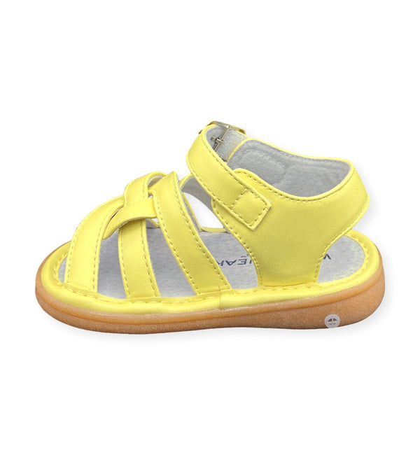 Emma Yellow Sandal - Wee Squeak