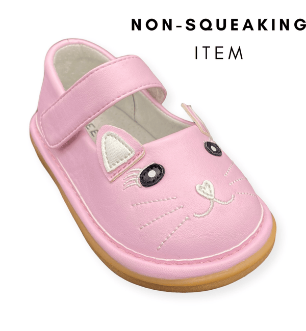 Kitty Pink Shoe (NON - SQUEAKING) - Wee Squeak