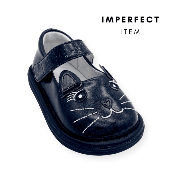 Kitty Shoe Black (IMPERFECT) - Wee Squeak