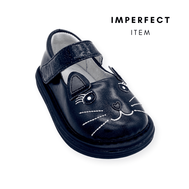 Kitty Shoe Black (IMPERFECT) - Wee Squeak