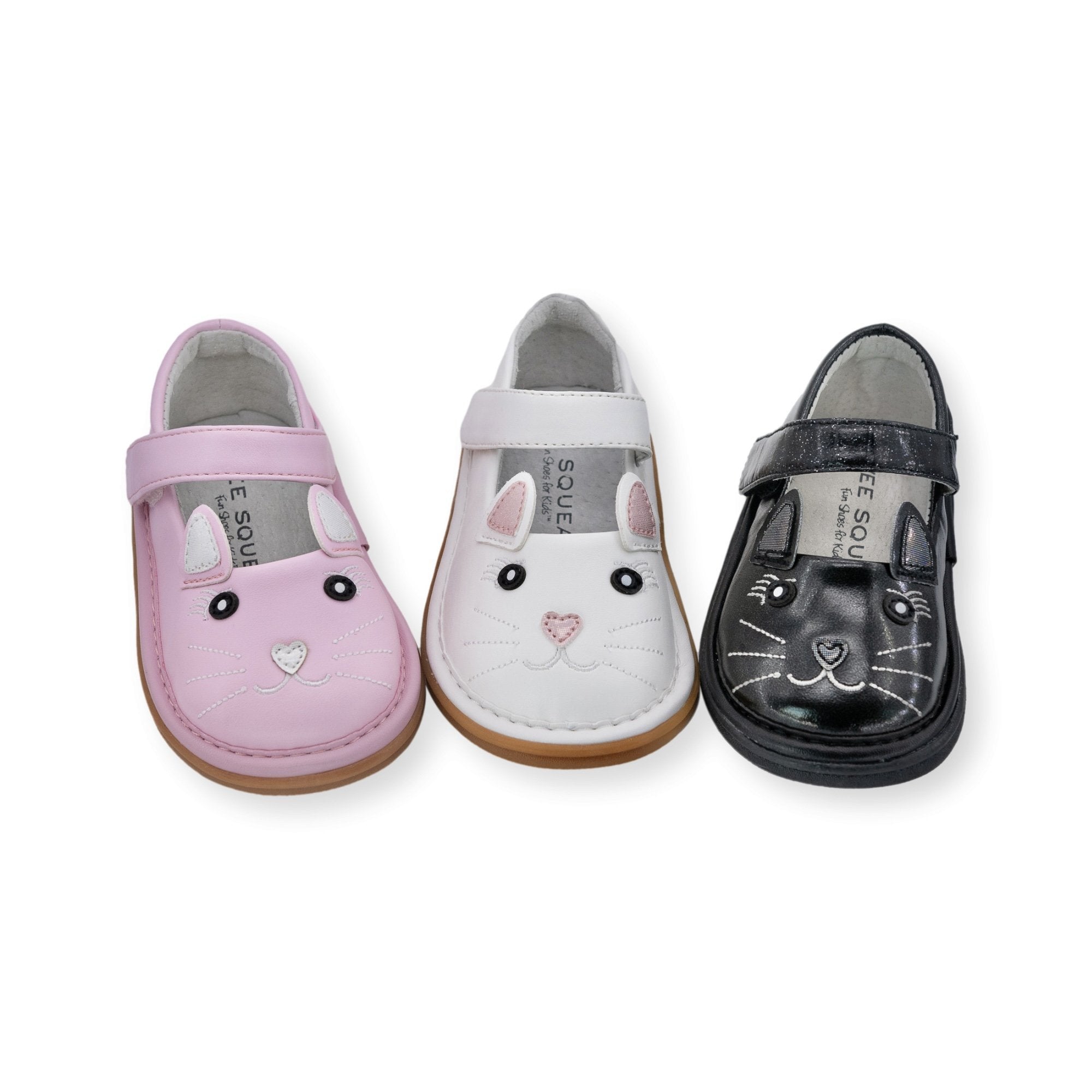 Wee Squeak Pink Cat Shoes Baby Girl Wee Squeak Rainbow Magic