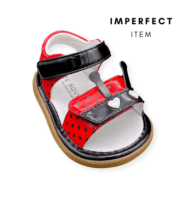 Ladybug Sandal (IMPERFECT) - Wee Squeak