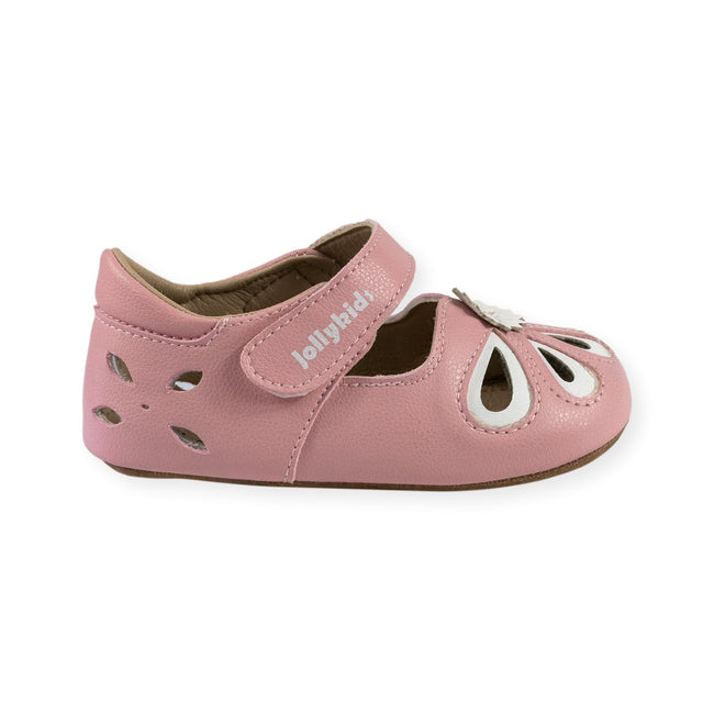 Nell Pink Mary Jane Shoe by Jolly Kids - Wee Squeak