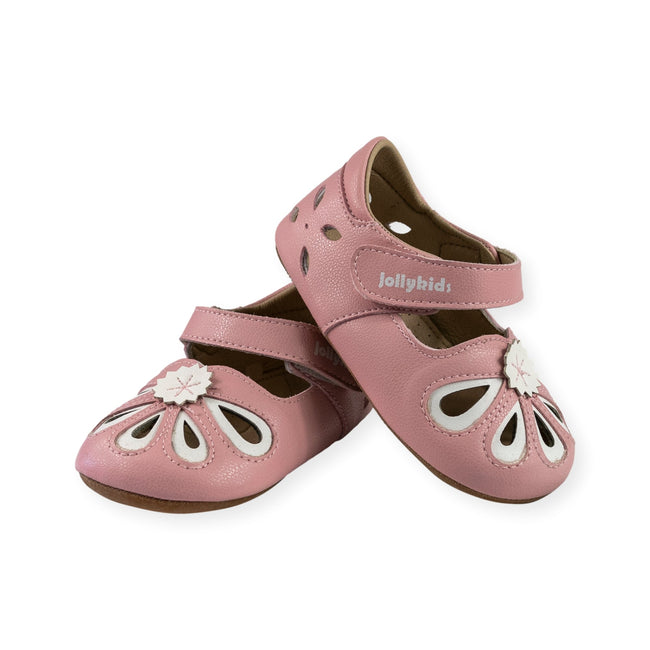 Nell Pink Mary Jane Shoe by Jolly Kids - Wee Squeak
