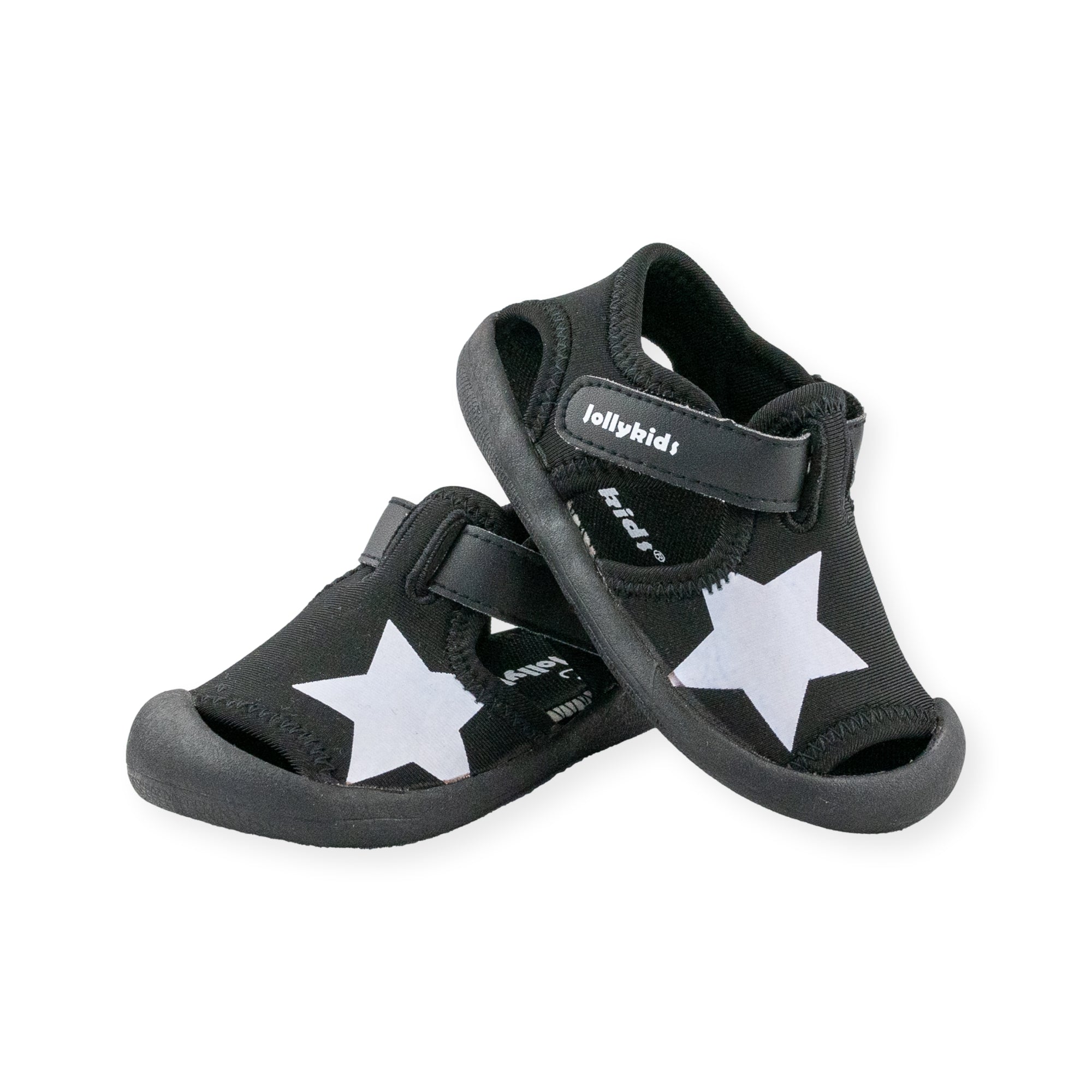 Nova Black Athletic Sandal by Jolly Kids