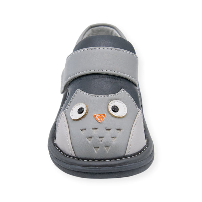 Owl Grey Shoe - Wee Squeak