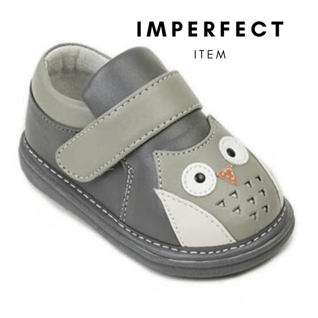 Owl Grey Shoe (IMPERFECT) - Wee Squeak