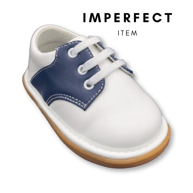 Rory Navy Shoe (IMPERFECT) - Wee Squeak