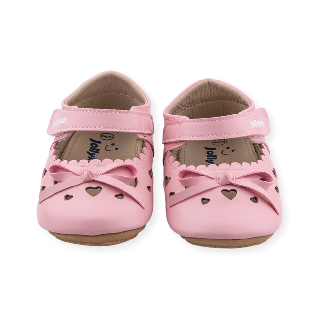 Sara Light Pink Mary Jane Shoe by Jolly Kids - Wee Squeak