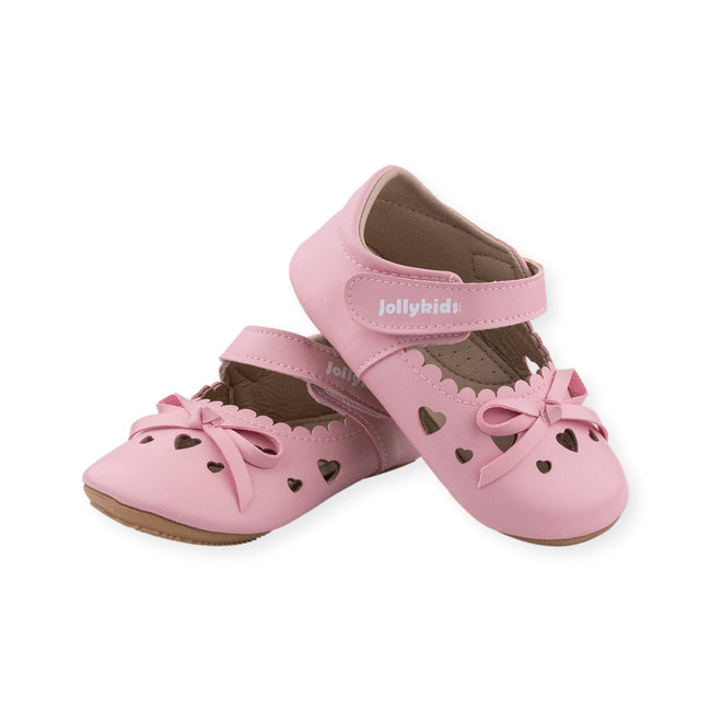 Sara Light Pink Mary Jane Shoe by Jolly Kids - Wee Squeak