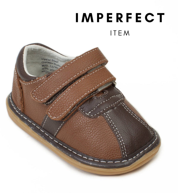 Two-Tone Brown Shoe (IMPERFECT) - Wee Squeak